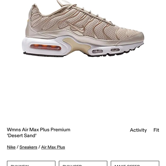 Nike Shoes - Nike Air Max Plus Premium in Sand